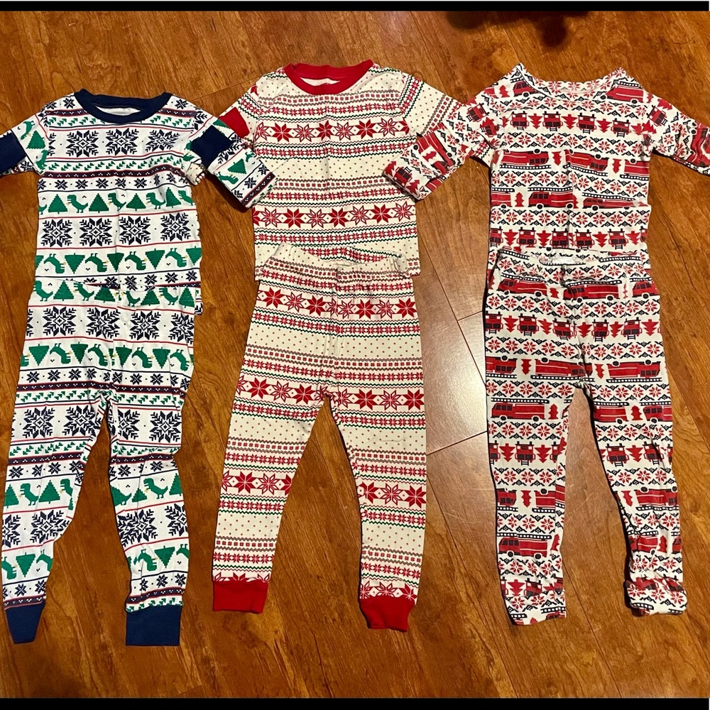 Boys Holiday Pj Lot